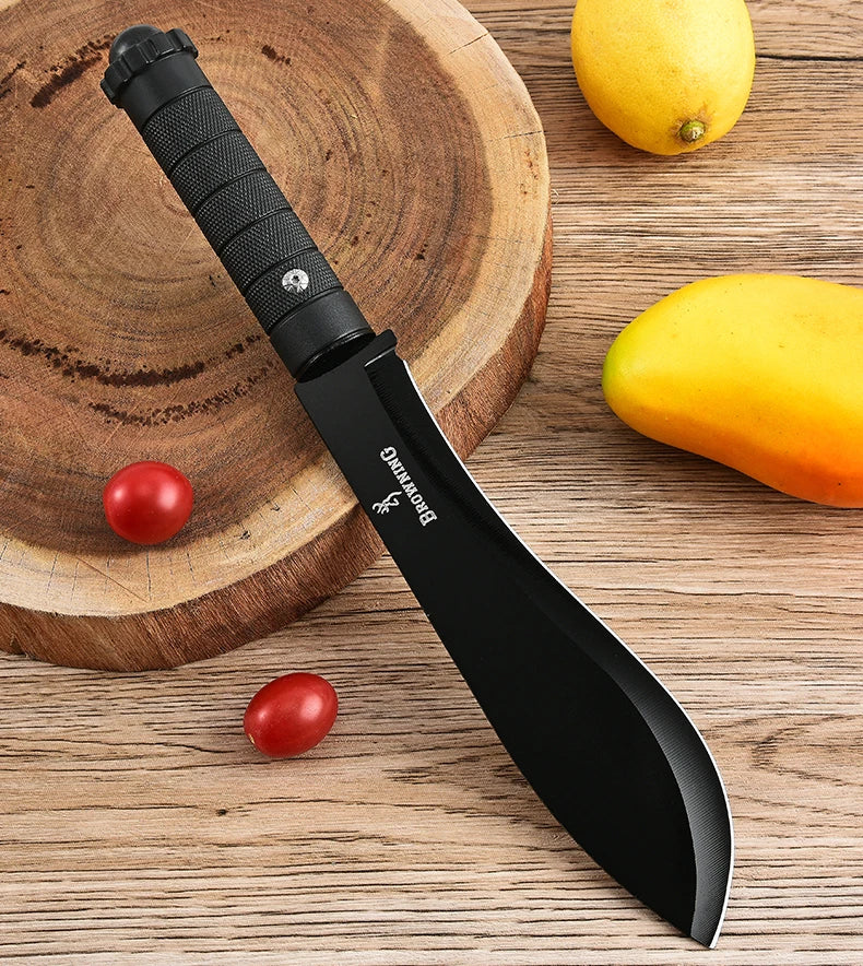 Outdoor Portable Stainless Steel Straight Knife High Hardness Straight Knife Wilderness Portable Knife Outdoor Straight Knife