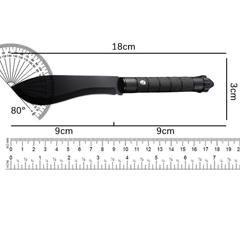Outdoor Portable Stainless Steel Straight Knife High Hardness Straight Knife Wilderness Portable Knife Outdoor Straight Knife
