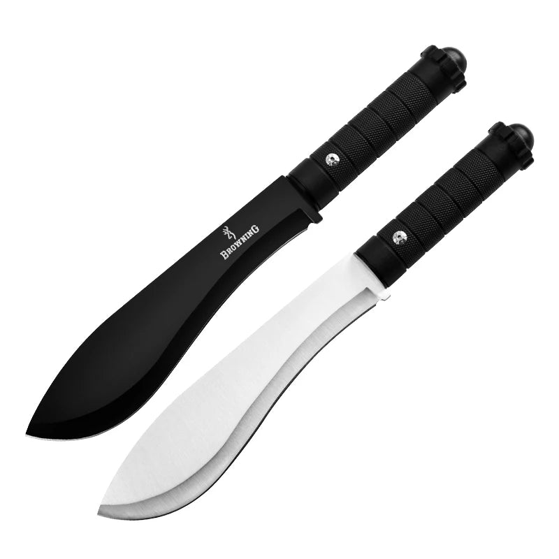 Outdoor Portable Stainless Steel Straight Knife High Hardness Straight Knife Wilderness Portable Knife Outdoor Straight Knife