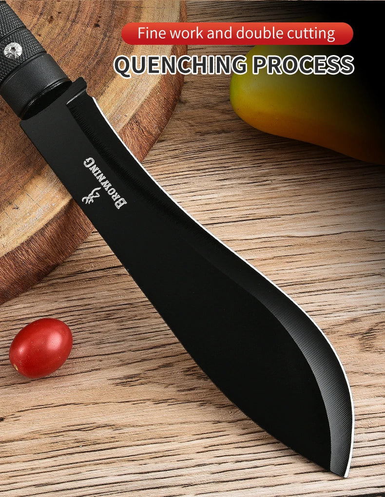Outdoor Portable Stainless Steel Straight Knife High Hardness Straight Knife Wilderness Portable Knife Outdoor Straight Knife